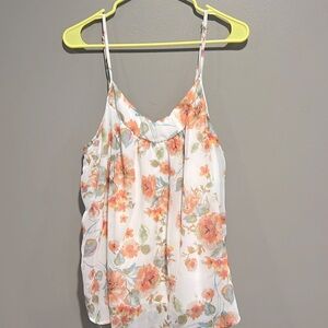 Floral tank top